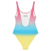 Genderflux Pride Ombre Open-back Swimsuit